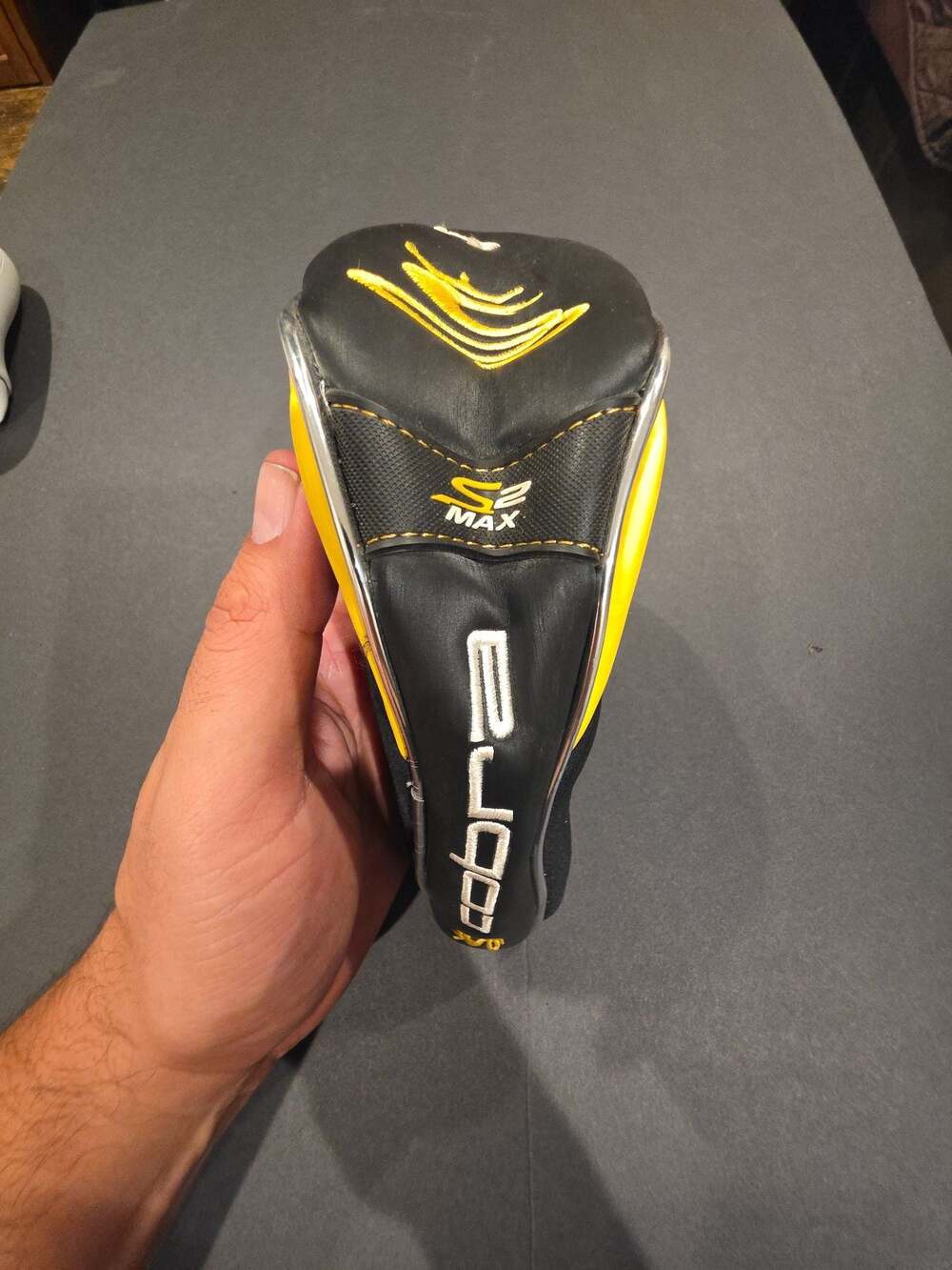 Cobra S2 Max Golf Club Driver Head Cover Yellow Black